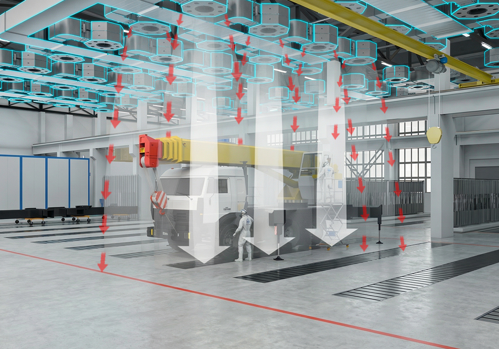 Зоны открытой окраски для спецтехники